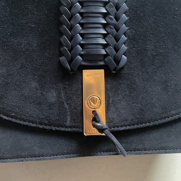 Altuzarra Braided Chain Shoulder Bag Navy - Picture 6 of 10